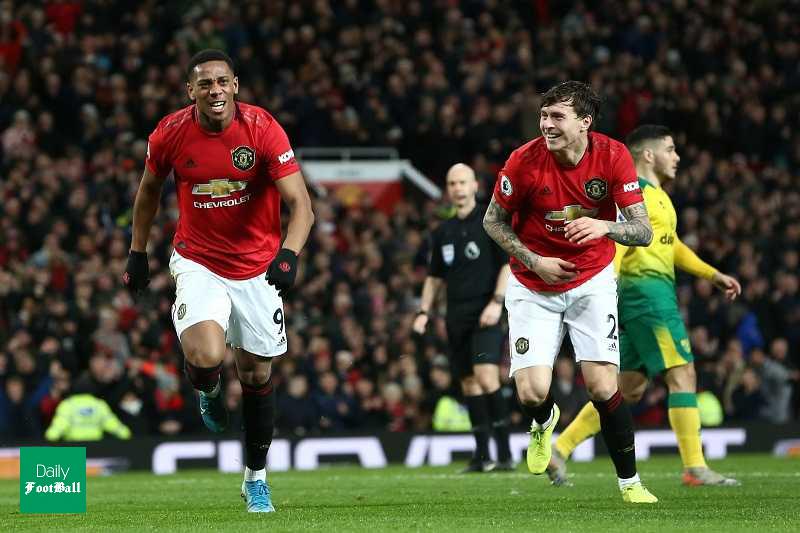 خلاصه بازی منچستریونایتد و نوریچ سیتی در 21 دی 98 + فیلم