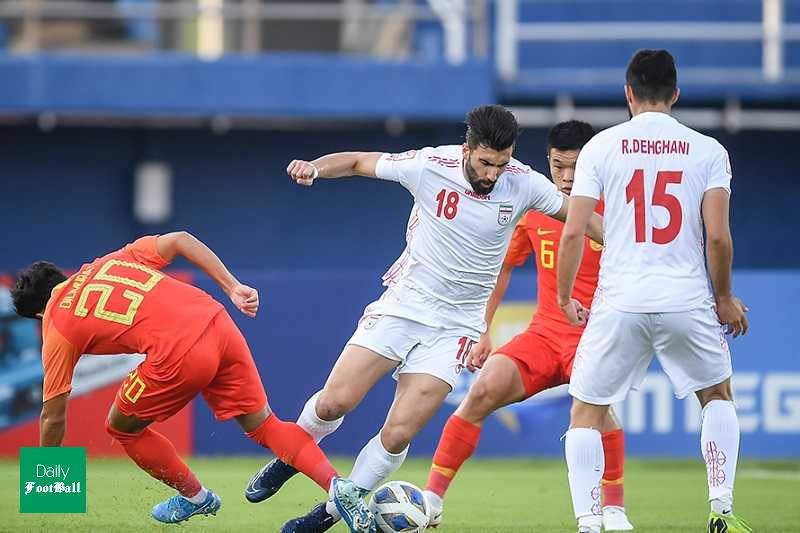 خلاصه بازی تیم ملی امید ایران و چین در 25 دی 98 + فیلم