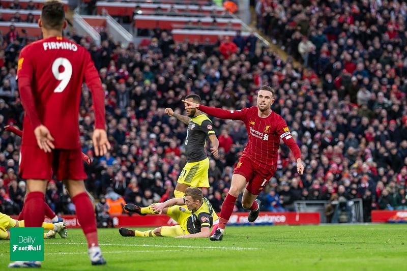 خلاصه بازی لیورپول و ساوتهمپتون امشب شنبه 12 بهمن 98 + فیلم