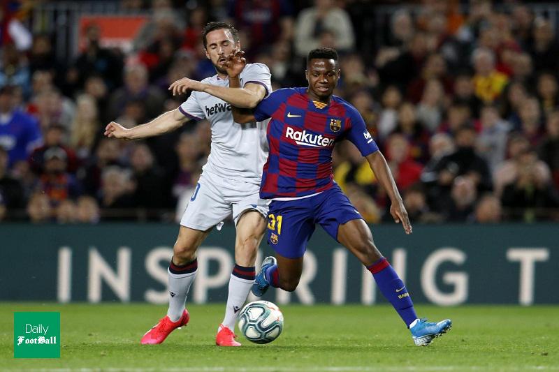 خلاصه بازی بارسلونا و لوانته در 13 بهمن 98 + فیلم