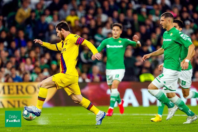 خلاصه بازی بارسلونا و رئال بتیس در 20 بهمن 98