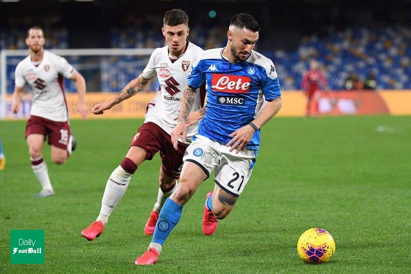 خلاصه بازی ناپولی و تورینو دیشب شنبه 10 اسفند 98 + فیلم