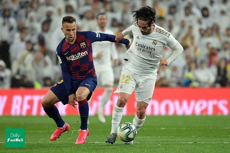 نتیجه ال کلاسیکو رئال مادرید و بارسلونا دیشب یکشنبه 11 اسفند 98