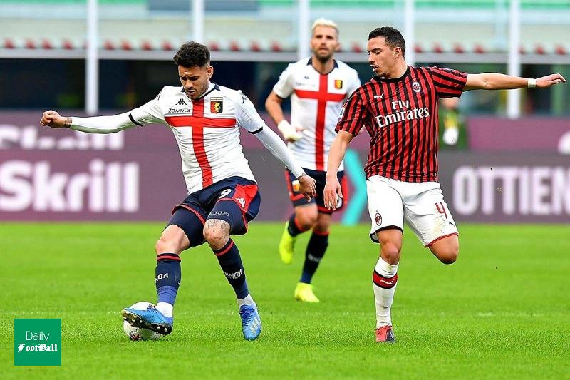 خلاصه بازی میلان و جنوا امشب یکشنبه 18 اسفند 98 + فیلم