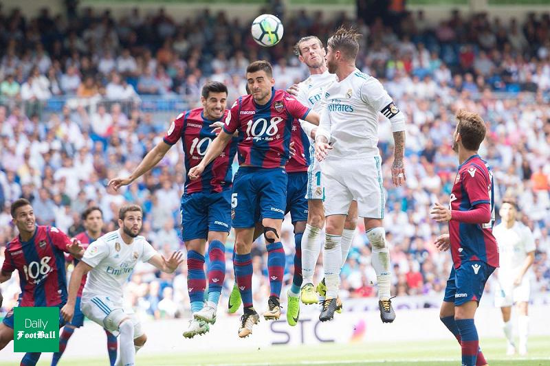 ترکیب رئال مادرید مقابل لوانته برای بازی امشب 3 اسفند 98