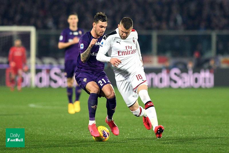 خلاصه بازی میلان و فیورنتینا دیشب شنبه 3 اسفند 98 + فیلم