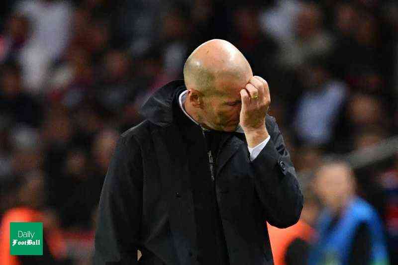 واکنش زیدان به شکست رئال مقابل پاری سن ژرمن