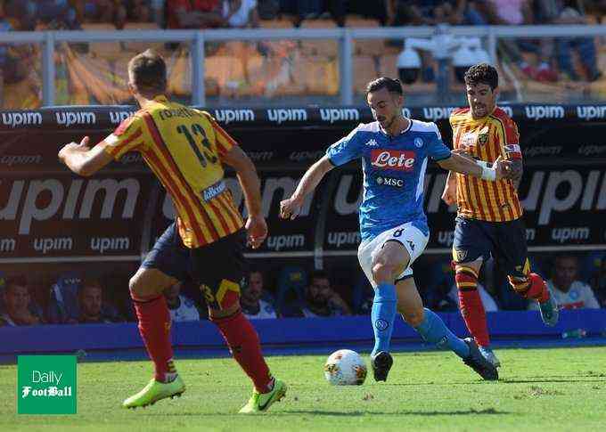 خلاصه بازی ناپولی و لچه در 31 شهریور 98