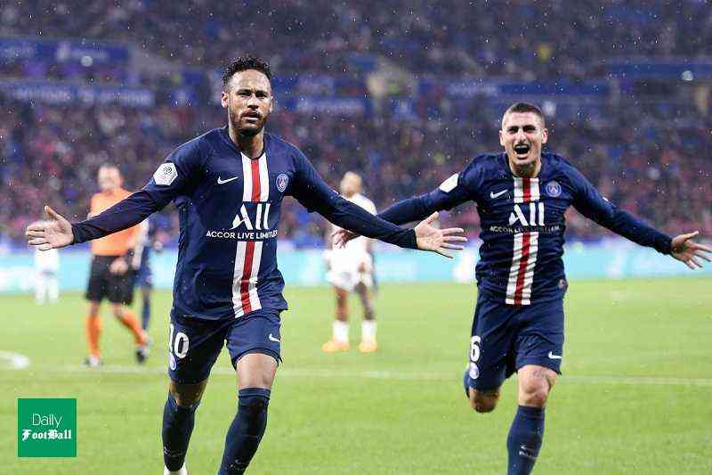 خلاصه بازی پاری سن ژرمن و لیون در 31 شهریور 98