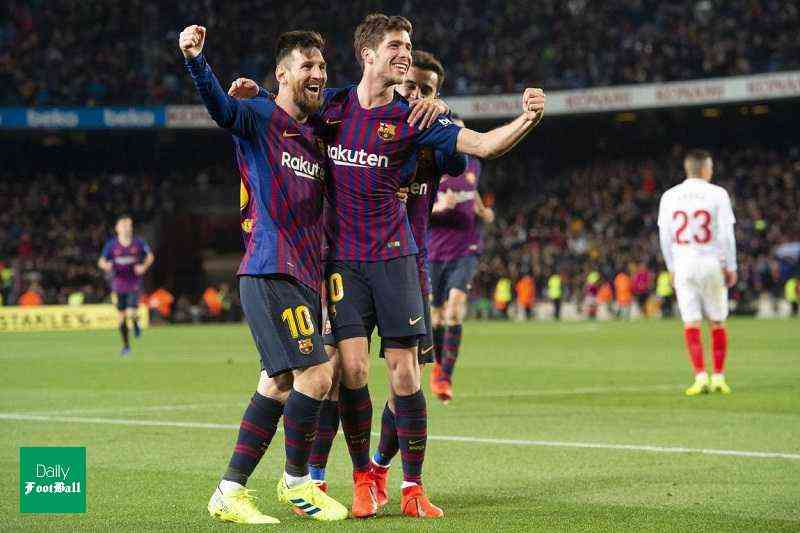 لیست بازیکنان بارسلونا مقابل سویا اعلام شد