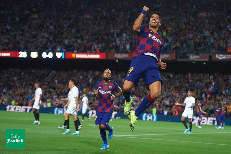 خلاصه بازی بارسلونا و سویا امشب یکشنبه 14 مهر 98 + فیلم