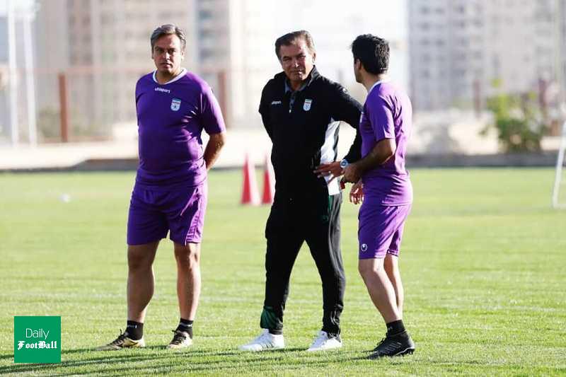 اولین تمرین تیم ملی امید زیر نظر حمید استیلی