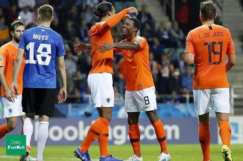 ترکیب اصلی تیم ملی هلند مقابل ایرلند شمالی