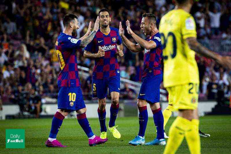 خلاصه بازی بارسلونا و ویارئال در 2 مهر 98