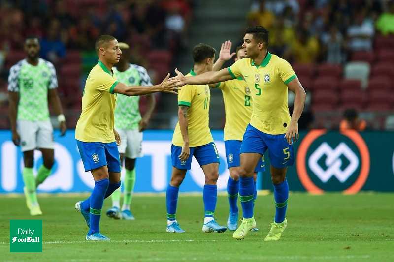 خلاصه بازی برزیل و نیجریه امروز یکشنبه 21 مهر 98 + فیلم