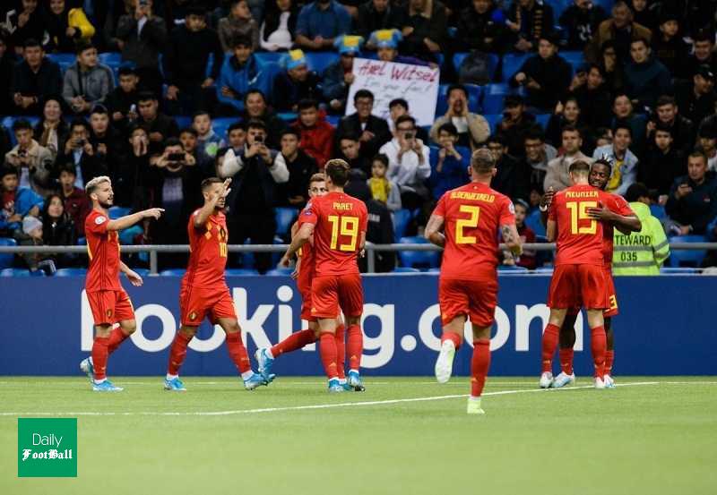 خلاصه بازی بلژیک و قزاقستان امروز یکشنبه 21 مهر 98 + فیلم