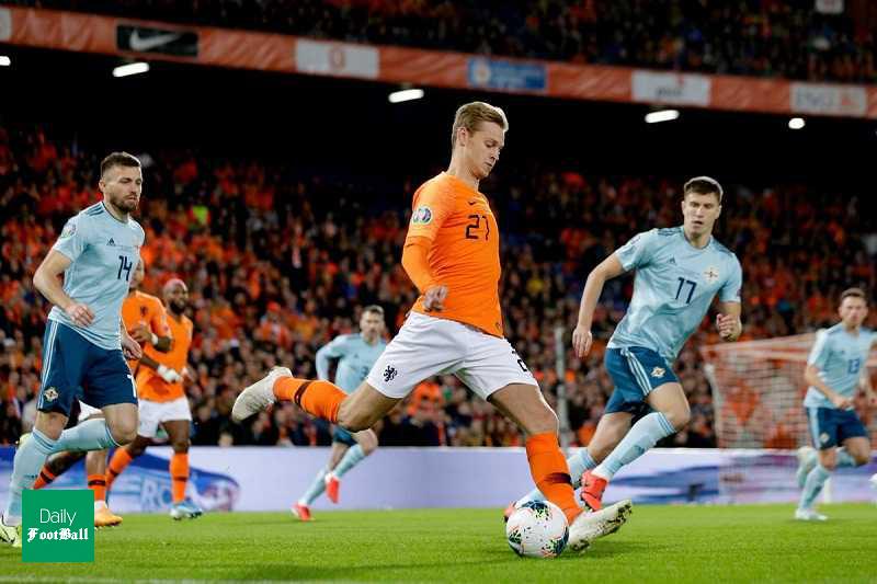 ترکیب اصلی تیم ملی هلند مقابل بلاروس