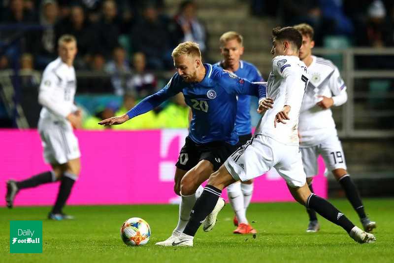 خلاصه بازی آلمان و استونی در 21 مهر 98 + فیلم