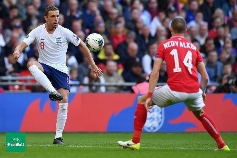 ترکیب اصلی تیم ملی انگلیس مقابل بلغارستان