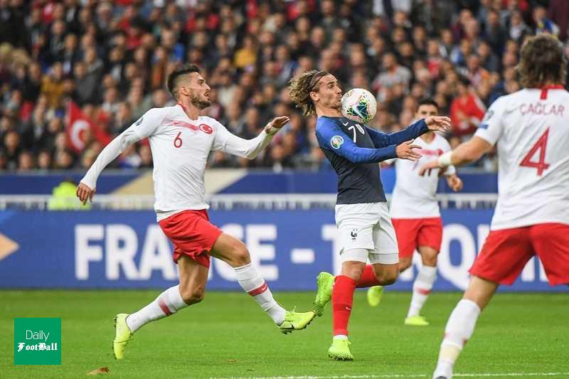 خلاصه بازی فرانسه و ترکیه در 22 مهر 98 + فیلم