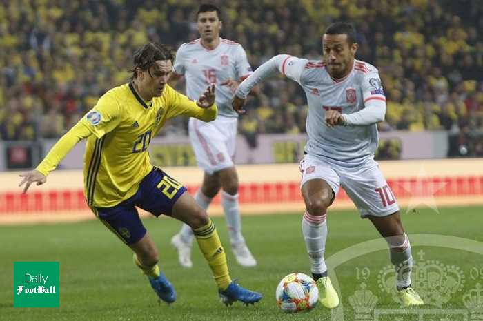 نتیجه بازی اسپانیا و سوئد/ صعود سخت اسپانیا به یورو 2020