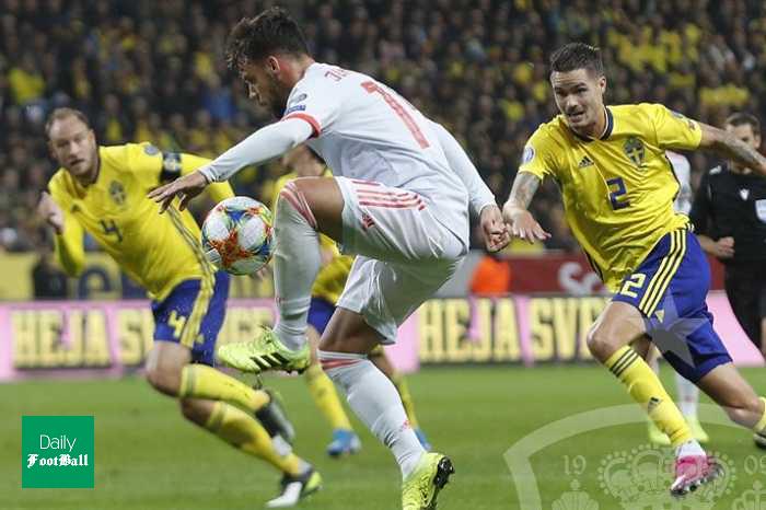 خلاصه بازی اسپانیا 1 - 1 سوئد + فیلم