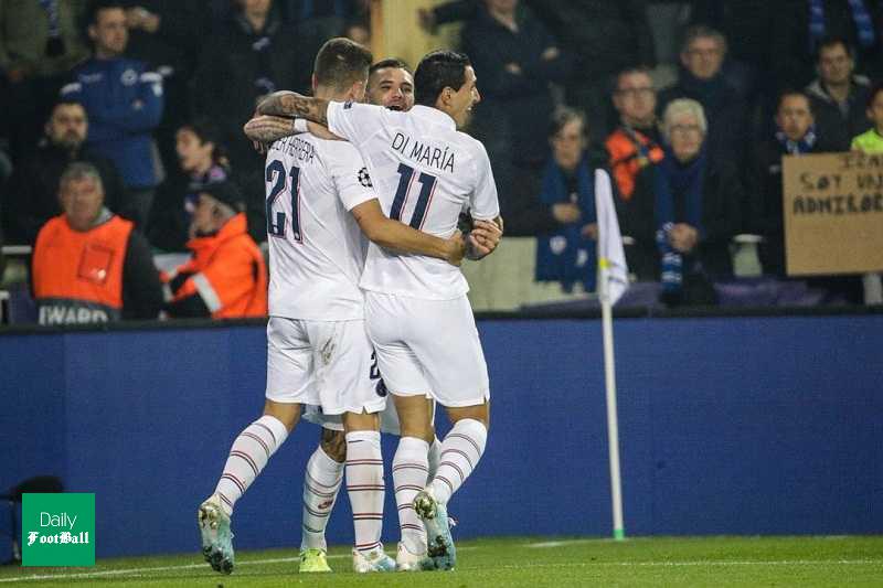 نتیجه بازی کلوب بروژ و پاری سن ژرمن/ پیروزی پاریسی ها با هتریک امباپه