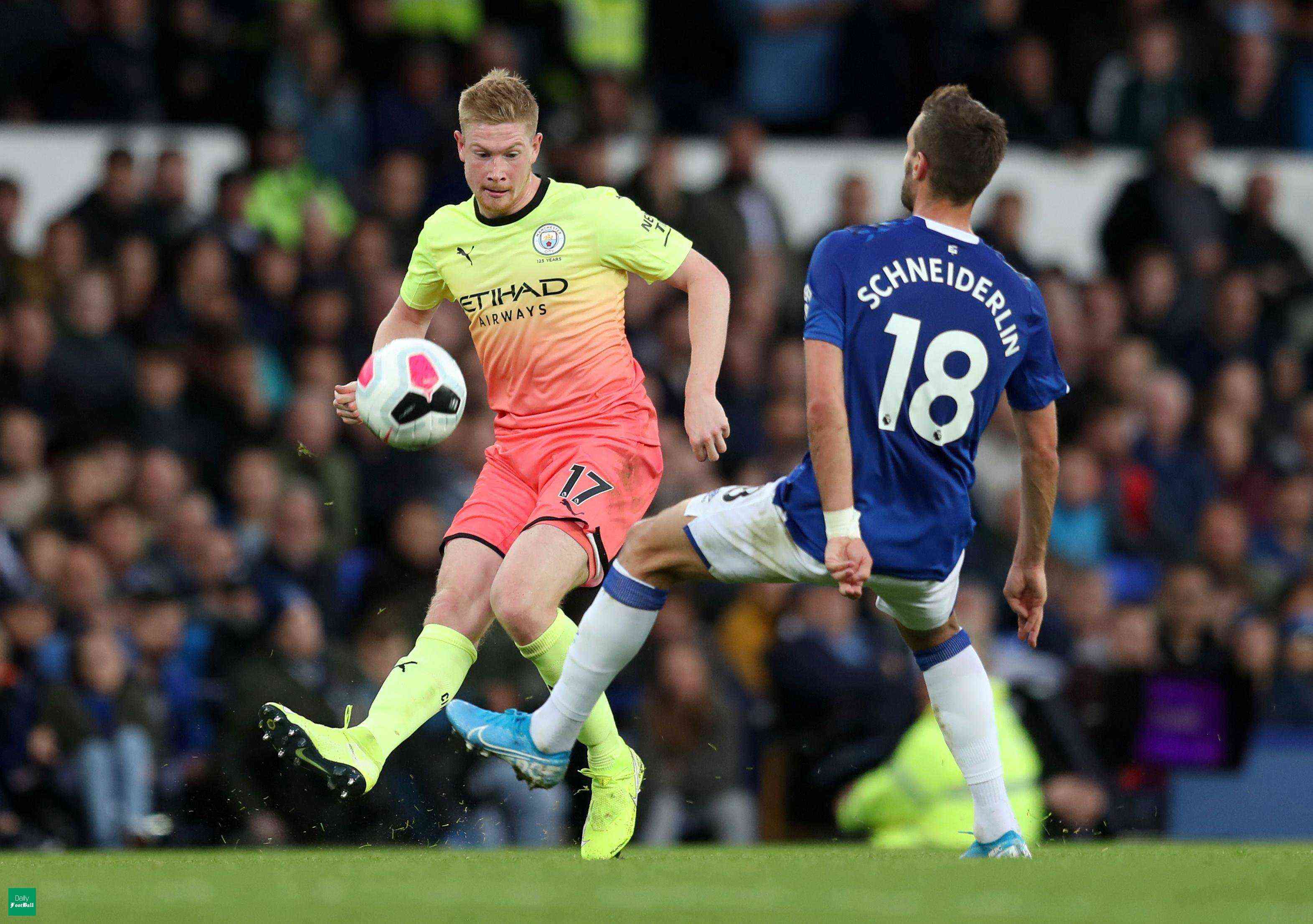 نتیجه بازی منچسترسیتی و اورتون | پیروزی خارج از خانه شاگردان پپ