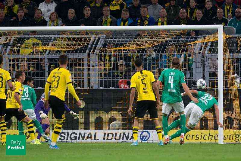 نتیجه بازی دورتموند و وردربرمن | توقف خانگی دورتموند