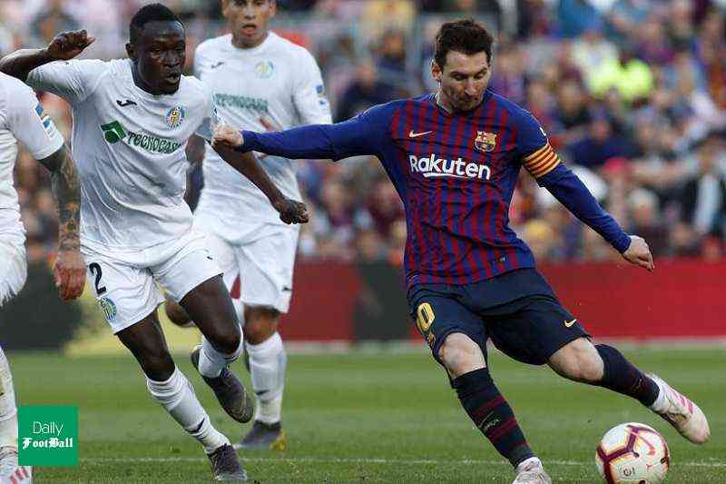 ساعت بازی بارسلونا و ختافه امروز شنبه 6 مهر 98