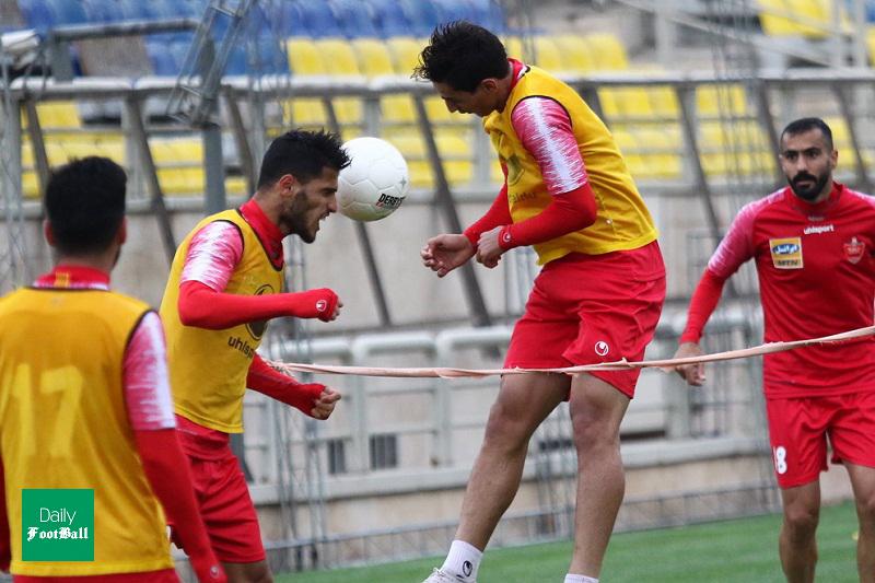 خانواده علیپور تماشاگر ویژه تمرین پرسپولیس