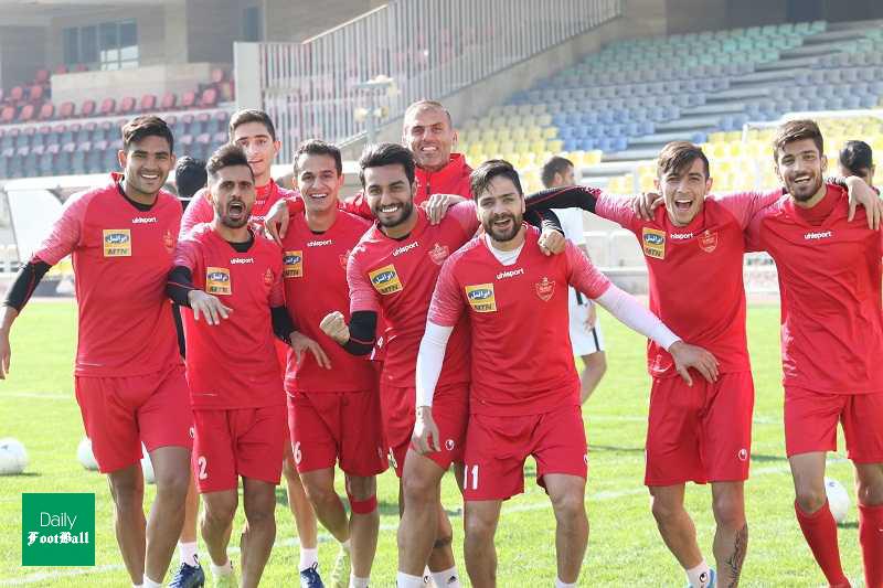 حضور گلزن جدید در تمرین پرسپولیس