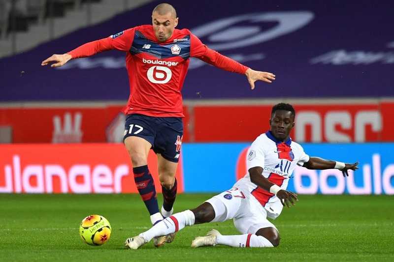 نتیجه بازی پاری سن ژرمن و لیل| بازگشت لیل به صدر جدول لوشامپیونه