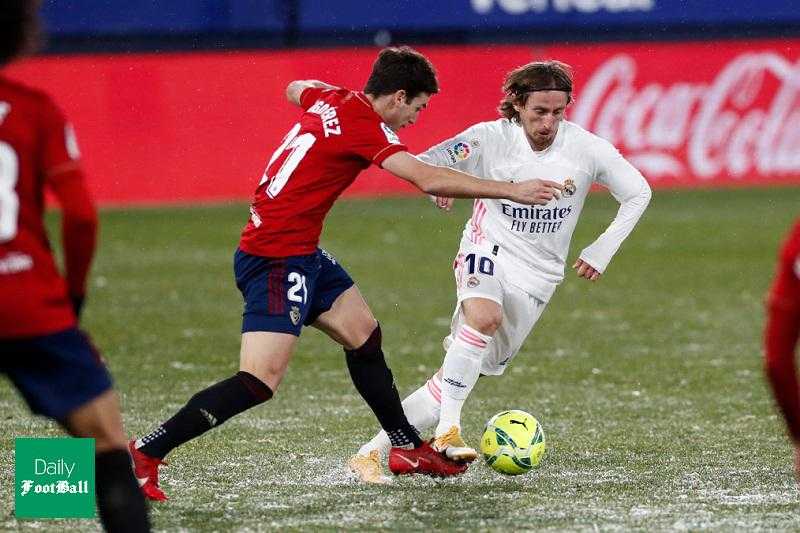 نتیجه بازی رئال مادرید و اوساسونا| فرصت سوزی شاگردان زیدان