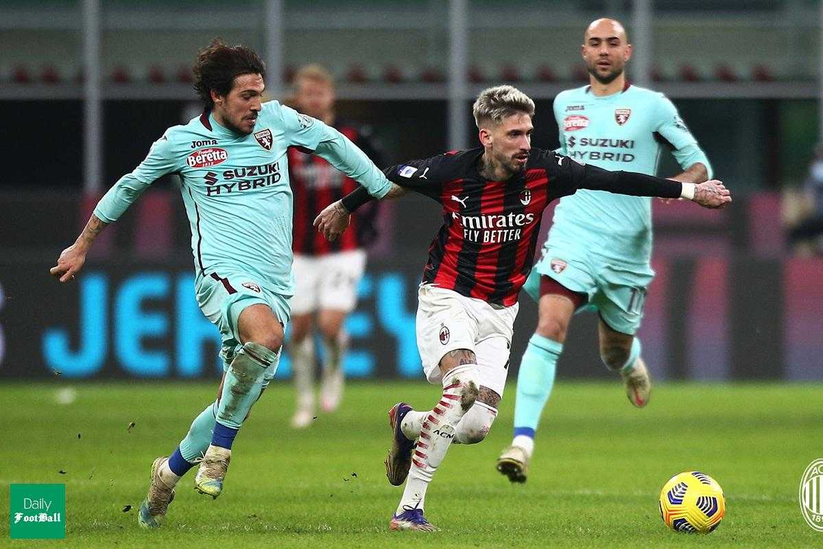 نتیجه بازی میلان و تورینو| تداوم صدرنشینی آث میلان در سری آ