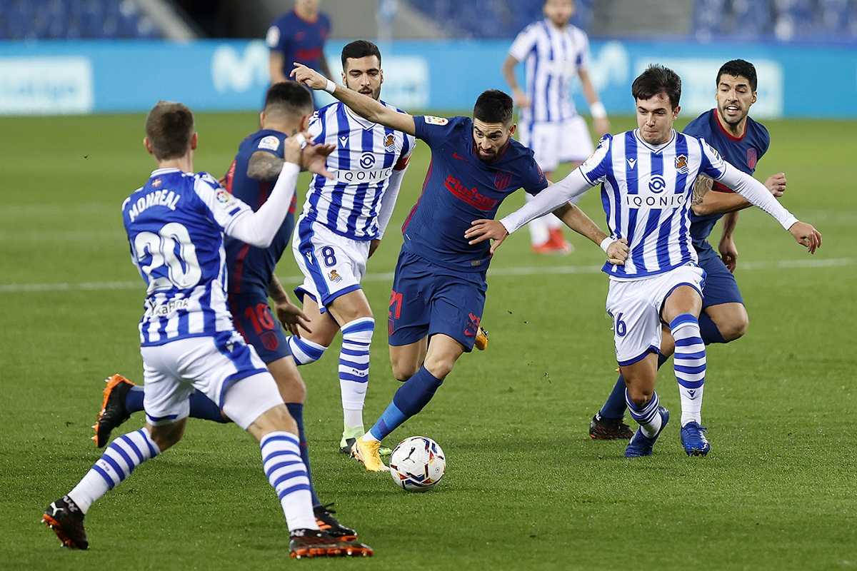 نتیجه بازی اتلتیکو مادرید و رئال سوسیداد| تثبیت صدرنشینی اتلتیکومادرید