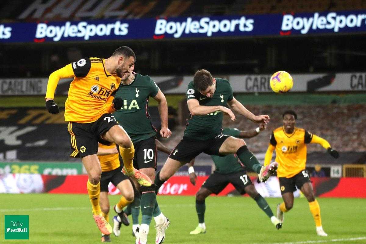 نتیجه بازی تاتنهام و ولورهمپتون| توقف شاگردان مورینیو در خانه گرگ ها