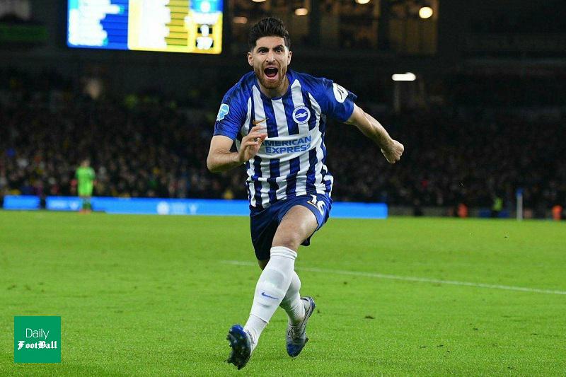 لیگ برتر انگلیس| علیرضا جهانبخش در ترکیب برایتون مقابل آرسنال برای بازی امشب 9 دی 99