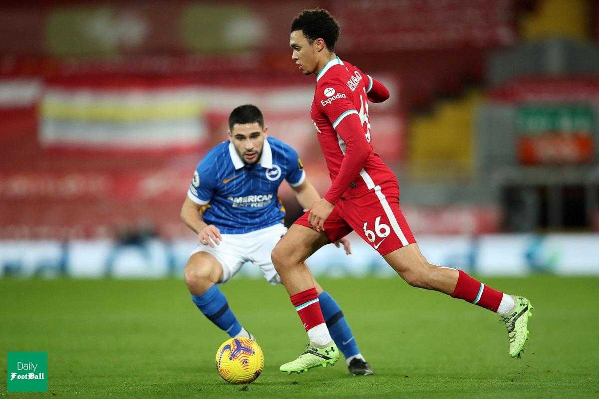 نتیجه بازی لیورپول و برایتون| پیروزی یاران جهانبخش در آنفیلد