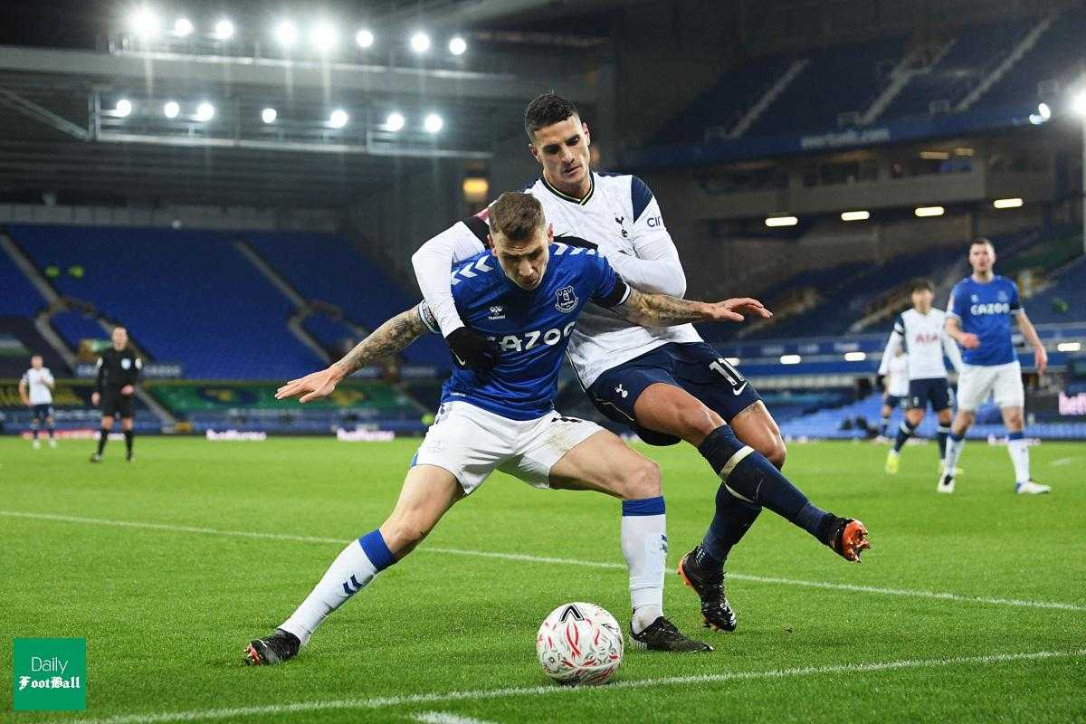 نتیجه بازی اورتون و تاتنهام| صعود اورتون به یک چهارم نهایی جام حذفی انگلیس