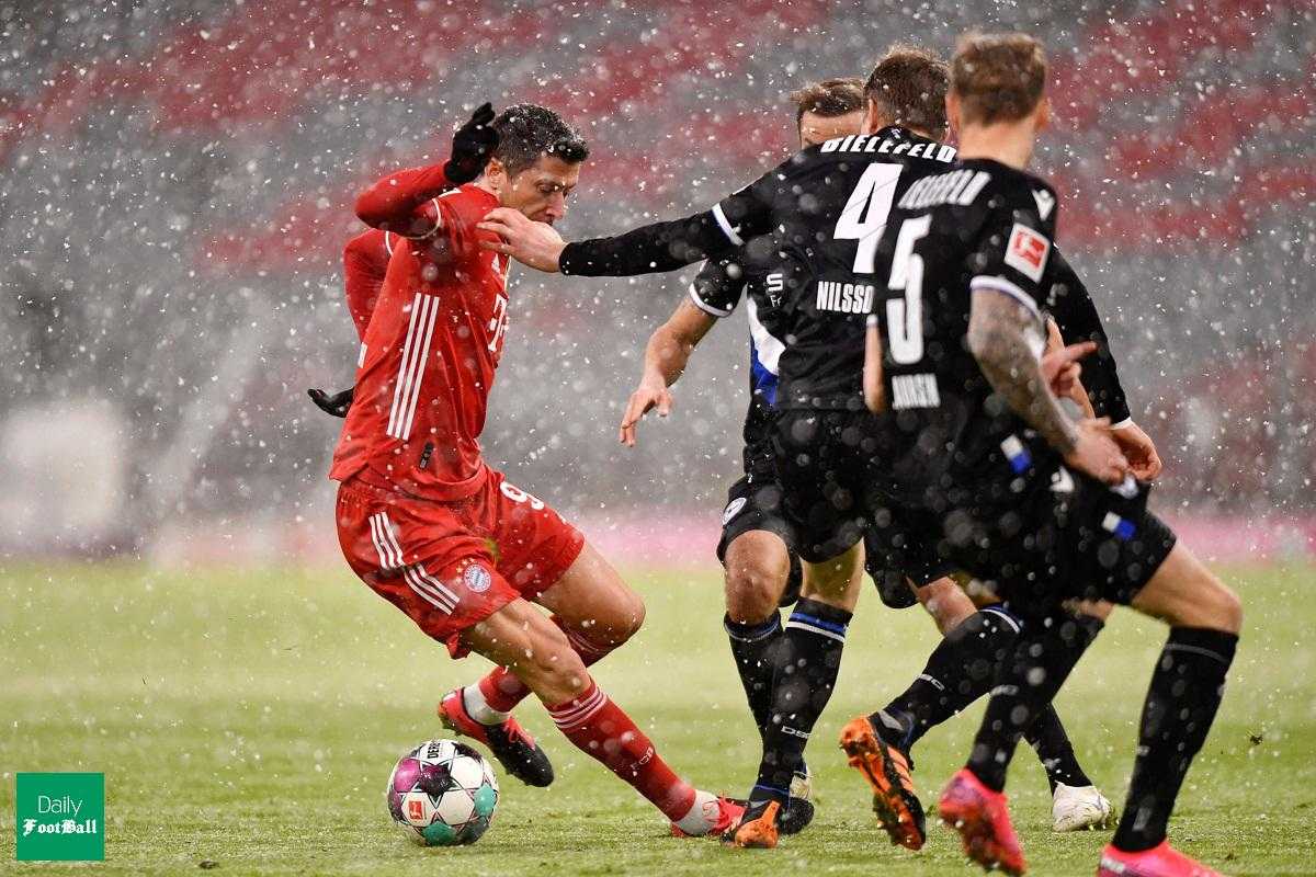 فیلم| خلاصه بازی بایرن مونیخ و آرمینیا بیله فلد دیشب دوشنبه 27 بهمن 99