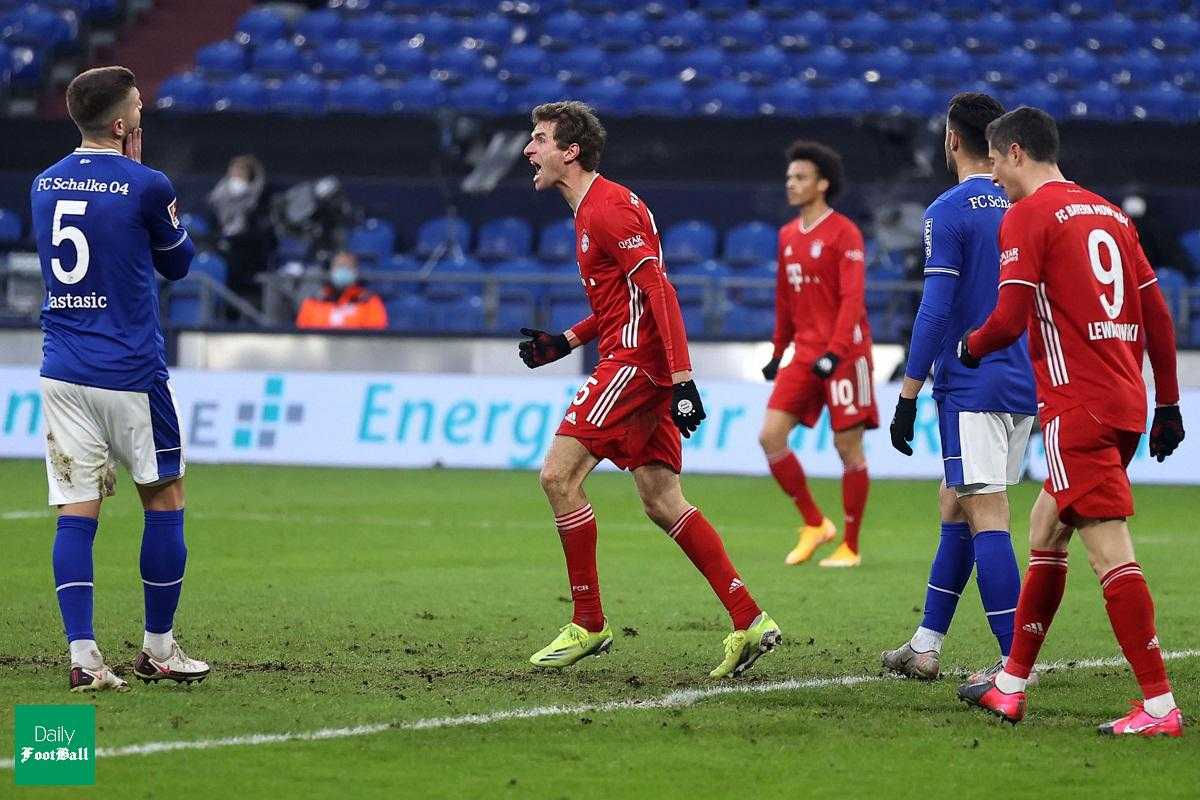 نتیجه بازی بایرن مونیخ و شالکه| تداوم صدرنشینی باواریایی ها