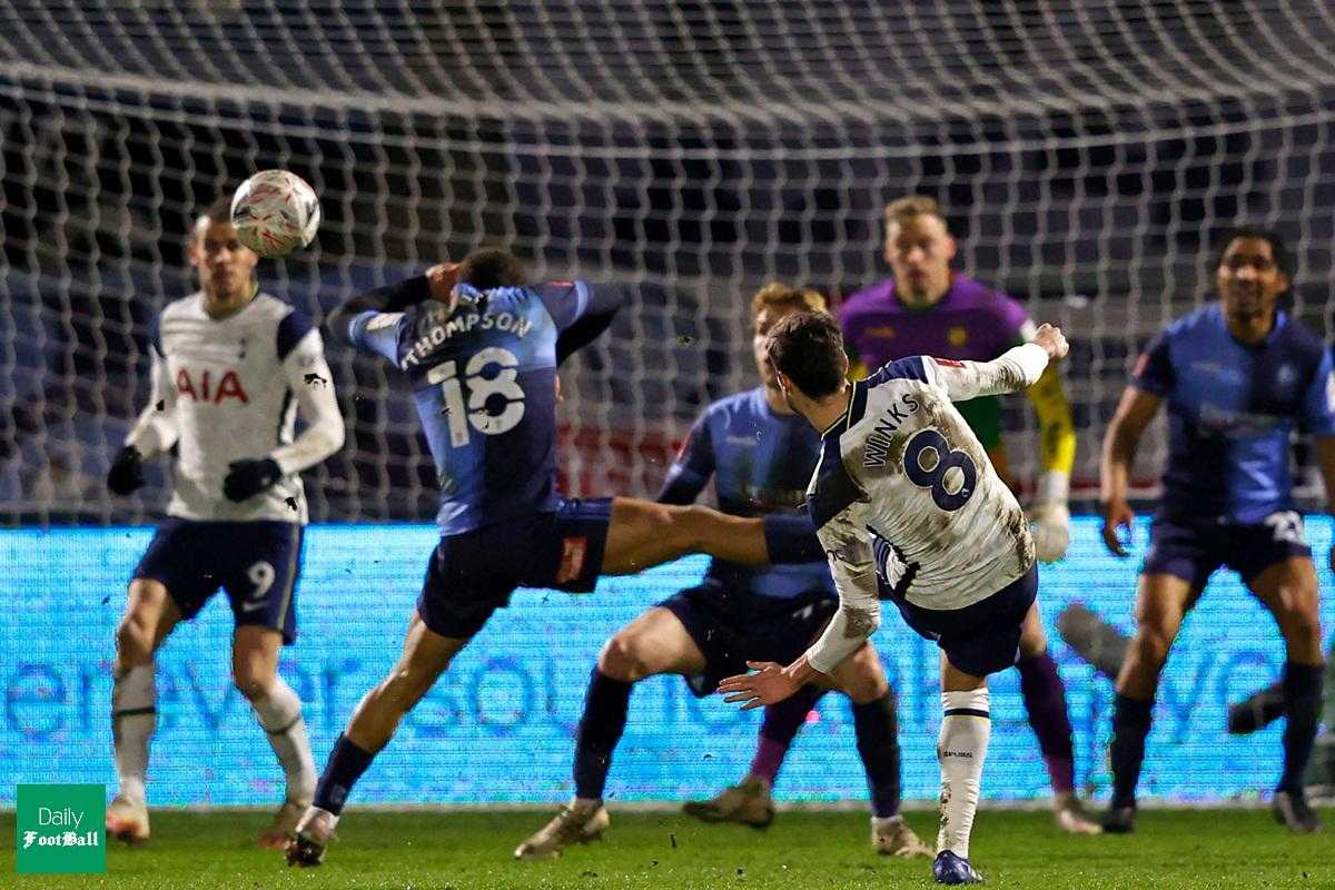 نتیجه بازی تاتنهام و وایکام واندررز| صعود شاگردان مورینیو به یک هشتم نهایی جام حذفی