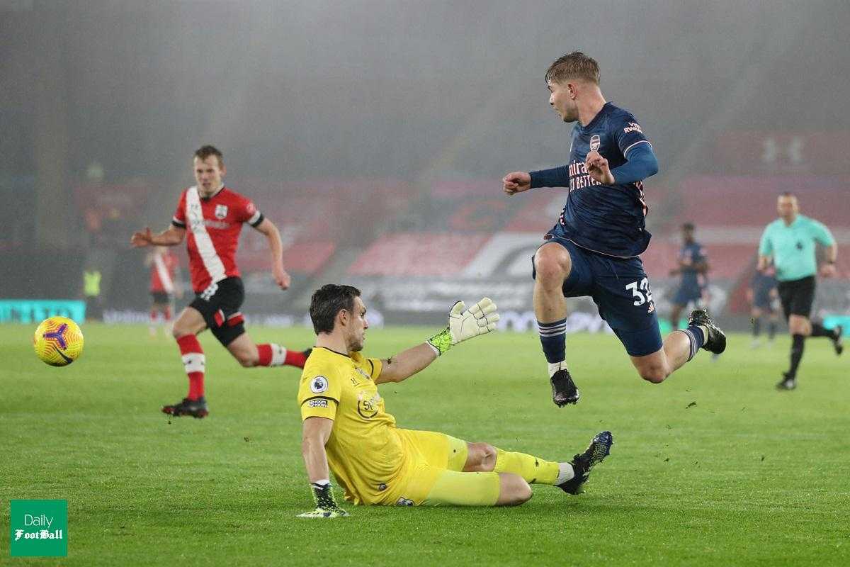 نتیجه بازی آرسنال و ساوتهمپتون| پیروزی توپچی ها در خانه ساوتهمپتون