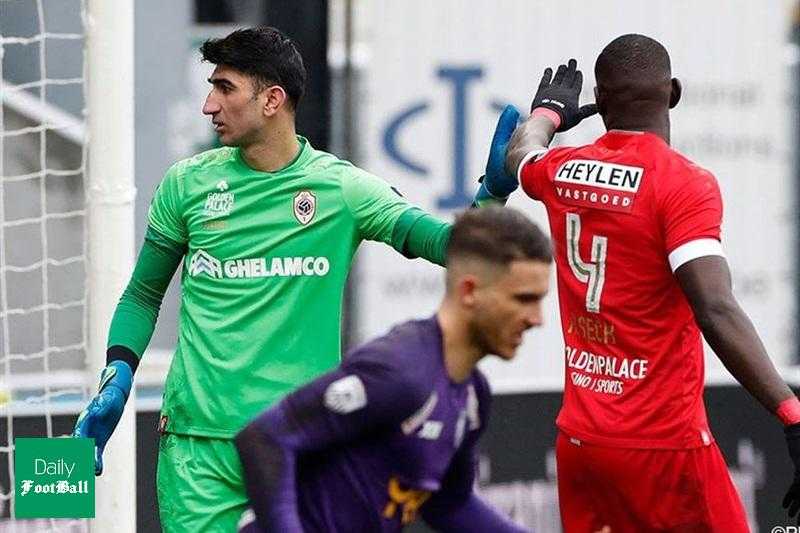 لیگ بلژیک| غیبت علیرضا بیرانوند در بازی آنتورپ و اود هورلی به دلیل مصدومیت