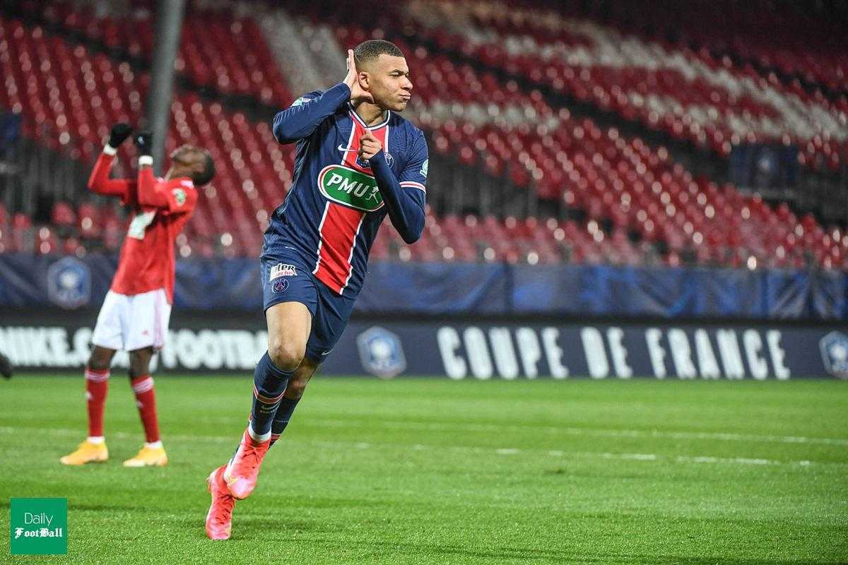 نتیجه بازی پاری سن ژرمن و برست| صعود پی اس جی به یک هشتم نهایی جام حذفی فرانسه