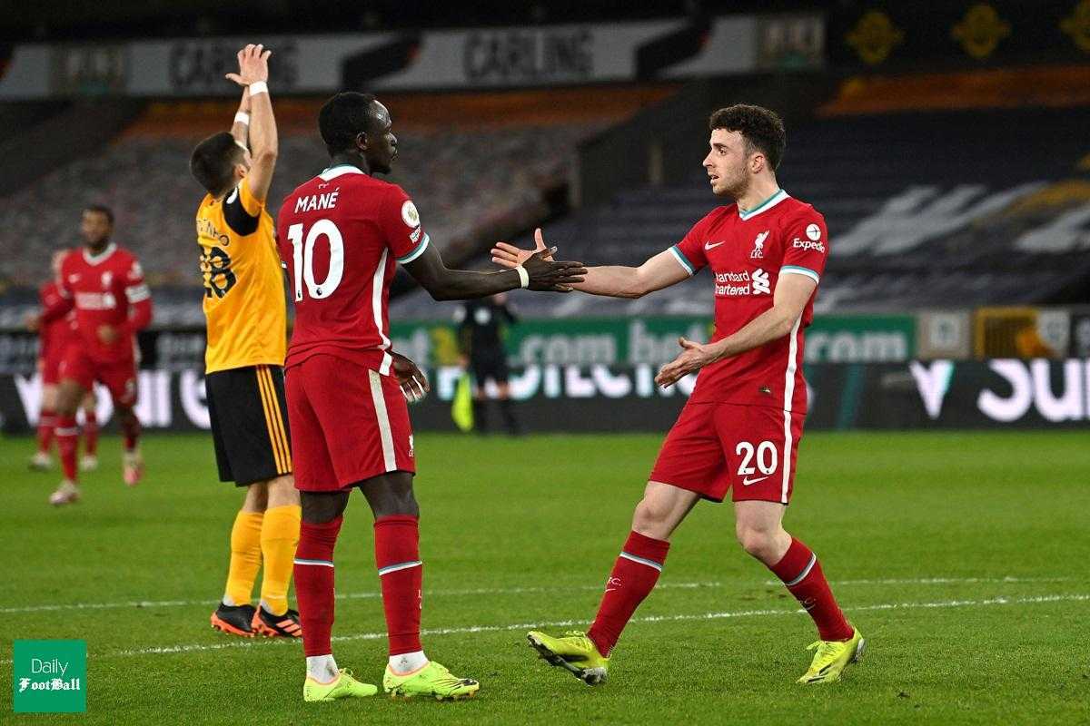 نتیجه بازی لیورپول و ولورهمپتون| پیروزی قرمزها در خانه گرگ ها