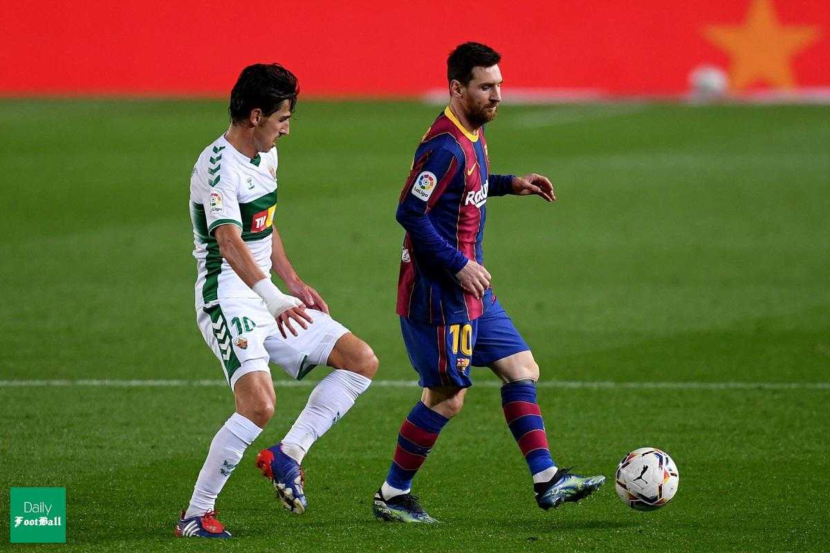 نتیجه بازی بارسلونا و الچه| پیروزی بارسا با درخشش لیونل مسی