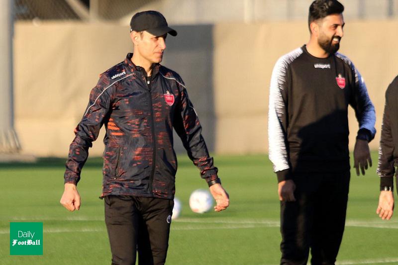 یحیی گل محمدی بازیکنان پرسپولیس را به خط کرد