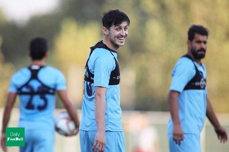 سردار آزمون پشت فرمان لامبورگینی لاکچری +عکس